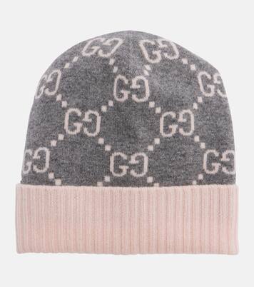 GG cashmere jacquard beanie | Gucci