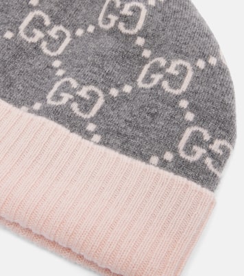 GG cashmere jacquard beanie | Gucci
