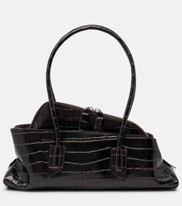 La Passeggiata Small leather tote bag | The Attico