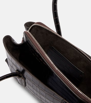 La Passeggiata Small leather tote bag | The Attico