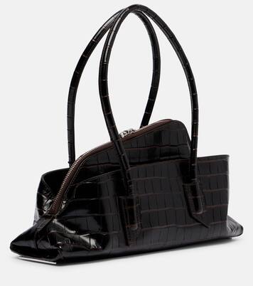 La Passeggiata Small leather tote bag | The Attico