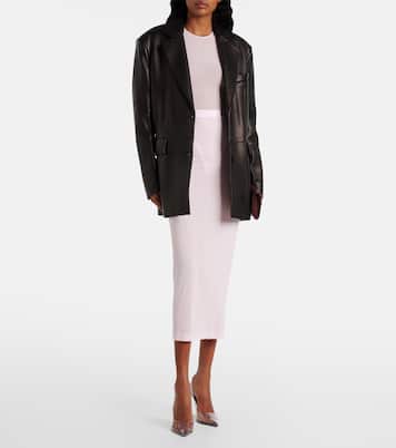 Sheer midi skirt | Wardrobe.NYC