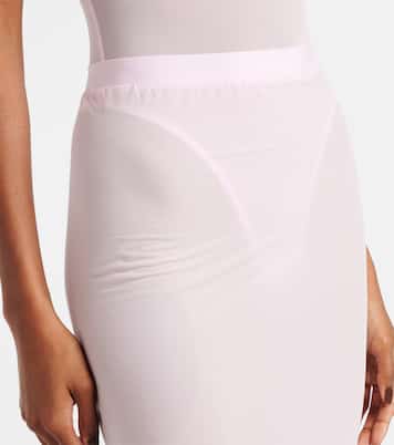 Sheer midi skirt | Wardrobe.NYC