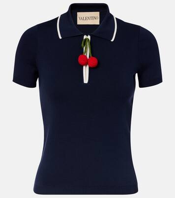 Polo Cherryfic in cotone | Valentino