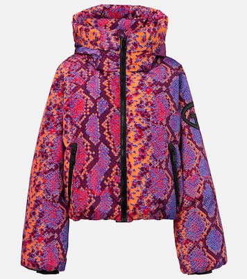 Lucinda animal-print down ski jacket | Goldbergh