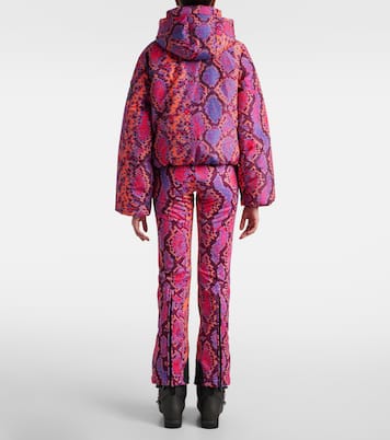 Lucinda animal-print down ski jacket | Goldbergh