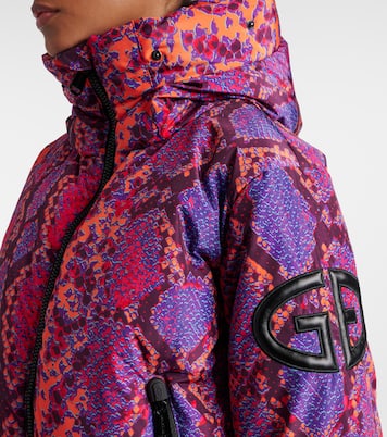Lucinda animal-print down ski jacket | Goldbergh