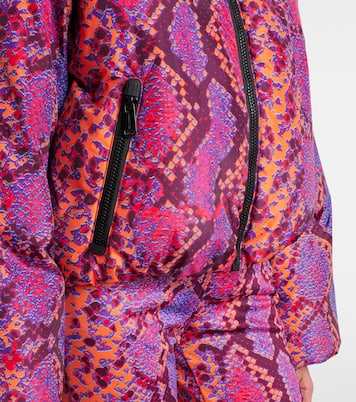 Lucinda animal-print down ski jacket | Goldbergh