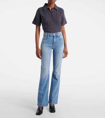 Anita高腰微喇牛仔裤 | Slvrlake