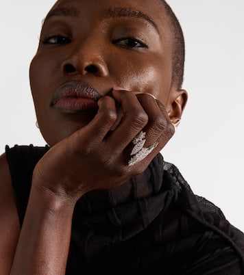 18kt white gold ring with diamonds | Yeprem