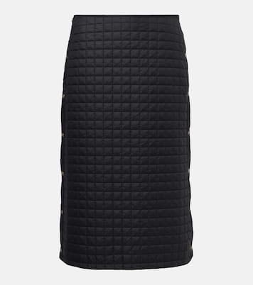 Quilted padded midi skirt | Moncler