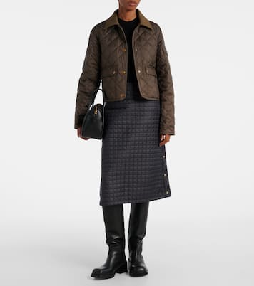 Quilted padded midi skirt | Moncler