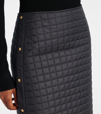 Quilted padded midi skirt | Moncler