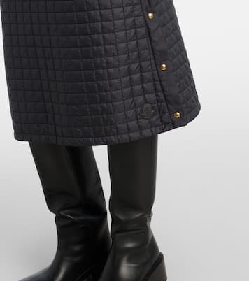 Quilted padded midi skirt | Moncler