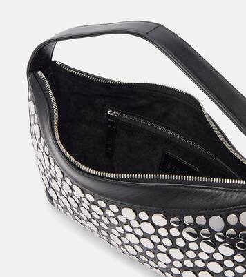 Demy Small studded leather shoulder bag | Staud