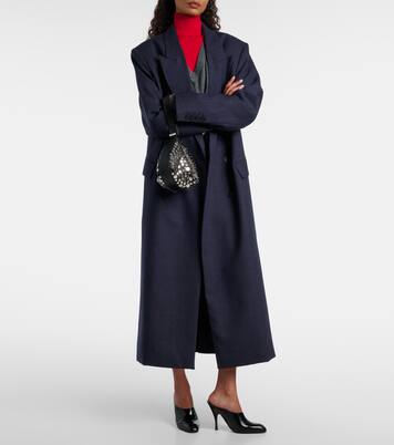 Demy Small studded leather shoulder bag | Staud