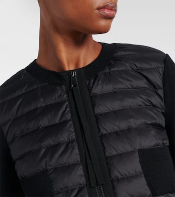 Cardigan con imbottitura in piuma | Moncler