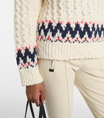 Jacquard wool-blend sweater | Moncler Grenoble