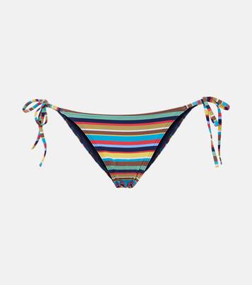 Culotte de bikini Sisley rayée à taille basse | Staud