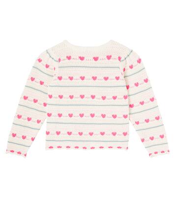 Josie crochet cotton and wool sweater | Bebe Organic