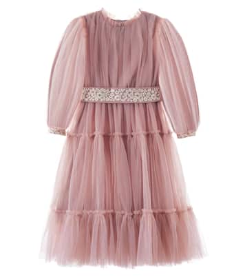 Milie embroidered tulle dress | C'era Una Volta