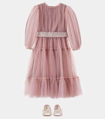 Milie embroidered tulle dress | C'era Una Volta