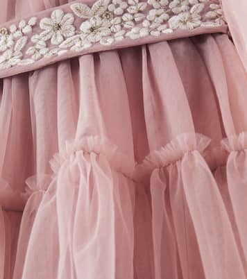 Milie embroidered tulle dress | C'era Una Volta