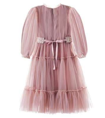Milie embroidered tulle dress | C'era Una Volta