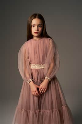 Milie embroidered tulle dress | C'era Una Volta