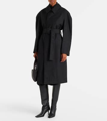 Manteau en laine et coton | Lemaire