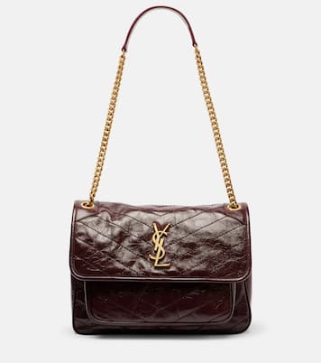 Schultertasche Niki Medium aus Leder | Saint Laurent