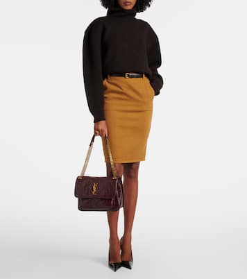 Schultertasche Niki Medium aus Leder | Saint Laurent