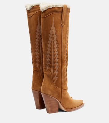 Westernstiefel Winter El Dorado aus Veloursleder | Paris Texas