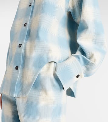 Plaid cotton and wool shirt | The Attico