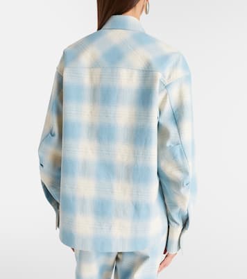 Plaid cotton and wool shirt | The Attico