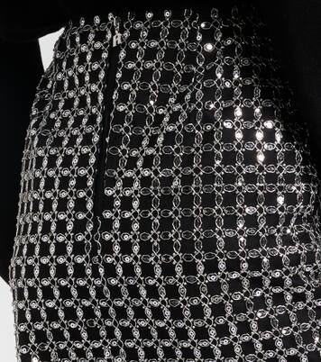 Jupe midi à ornements | Rotate