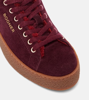 Sneakers Lucerne in suede con shearling | Bogner