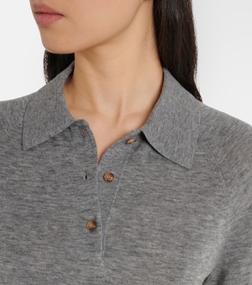 Wool polo shirt | Victoria Beckham
