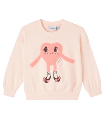 Heart In Shoes cotton sweatshirt | Mini Rodini