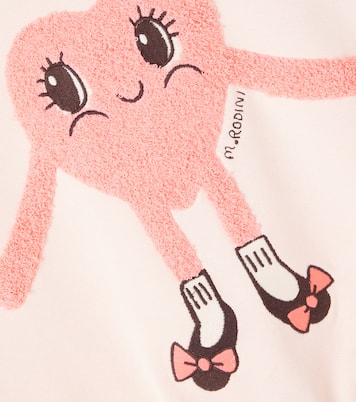 Heart In Shoes cotton sweatshirt | Mini Rodini