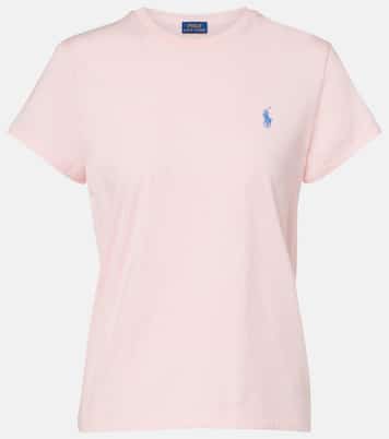 Embroidered cotton jersey T-shirt | Polo Ralph Lauren