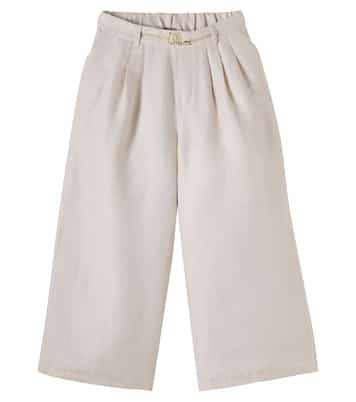 Linen and cotton pants | Chloé Kids