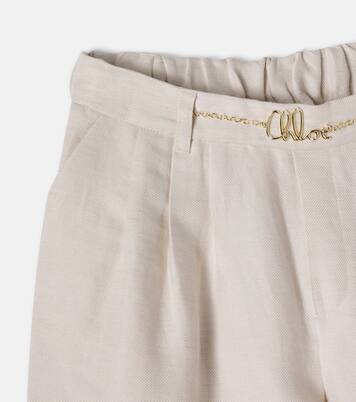 Linen and cotton pants | Chloé Kids