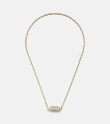 18kt gold (750/1000) necklace with diamonds | Marie Lichtenberg