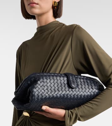Lauren 1979 Intrecciato leather clutch | Bottega Veneta