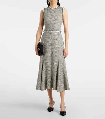 Andrea tweed midi dress | Safiyaa