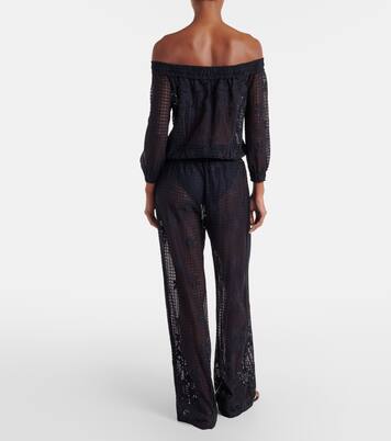Tully crochet jumpsuit | Melissa Odabash