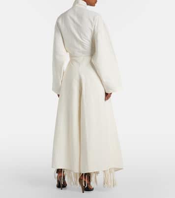 Trompe l’œil wide-leg pants | Alaïa