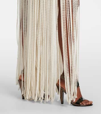 Trompe l’œil wide-leg pants | Alaïa