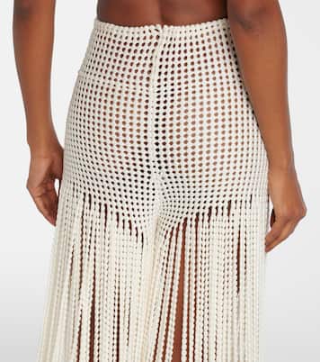 Trompe l’œil wide-leg pants | Alaïa